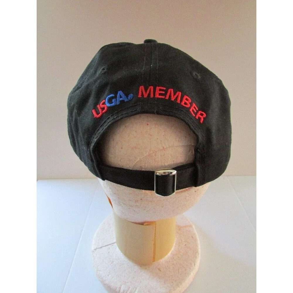 US Open 2014 Championships Pinehurst Tennis Hat Cap Strapback Black  USGA Member